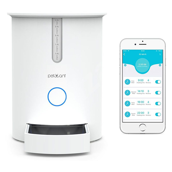 Dispensador de Alimentos Inteligente Smart Petwant Cat Feeder F3